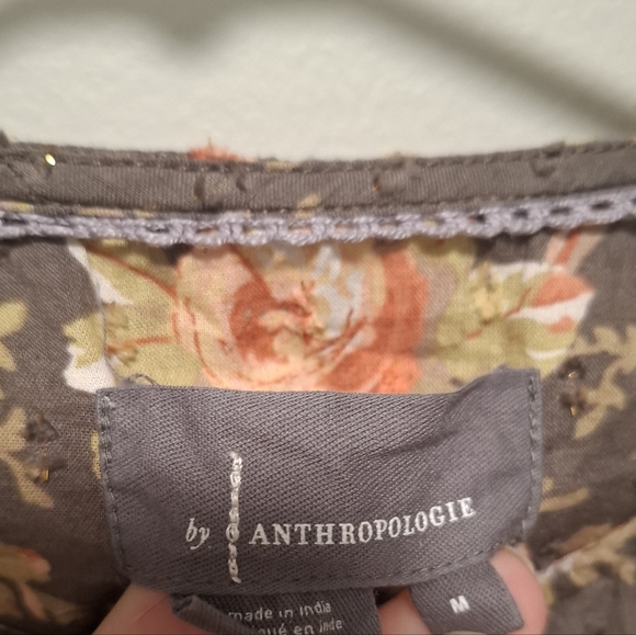 Anthropologie Michaela Peasant Blouse Size Medium - Picture 4 of 8
